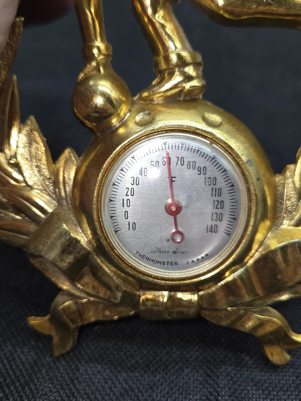 Gold Bowling Wall Thermometer - Decorative Home Wall Decor
